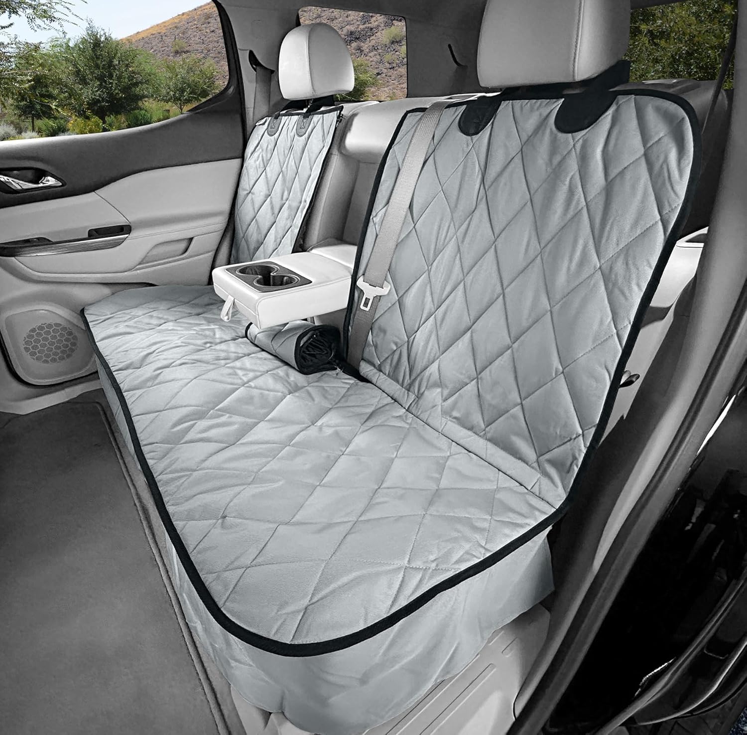 4Knines Dog Seat Cover for Back Seat - Heavy Duty Protector