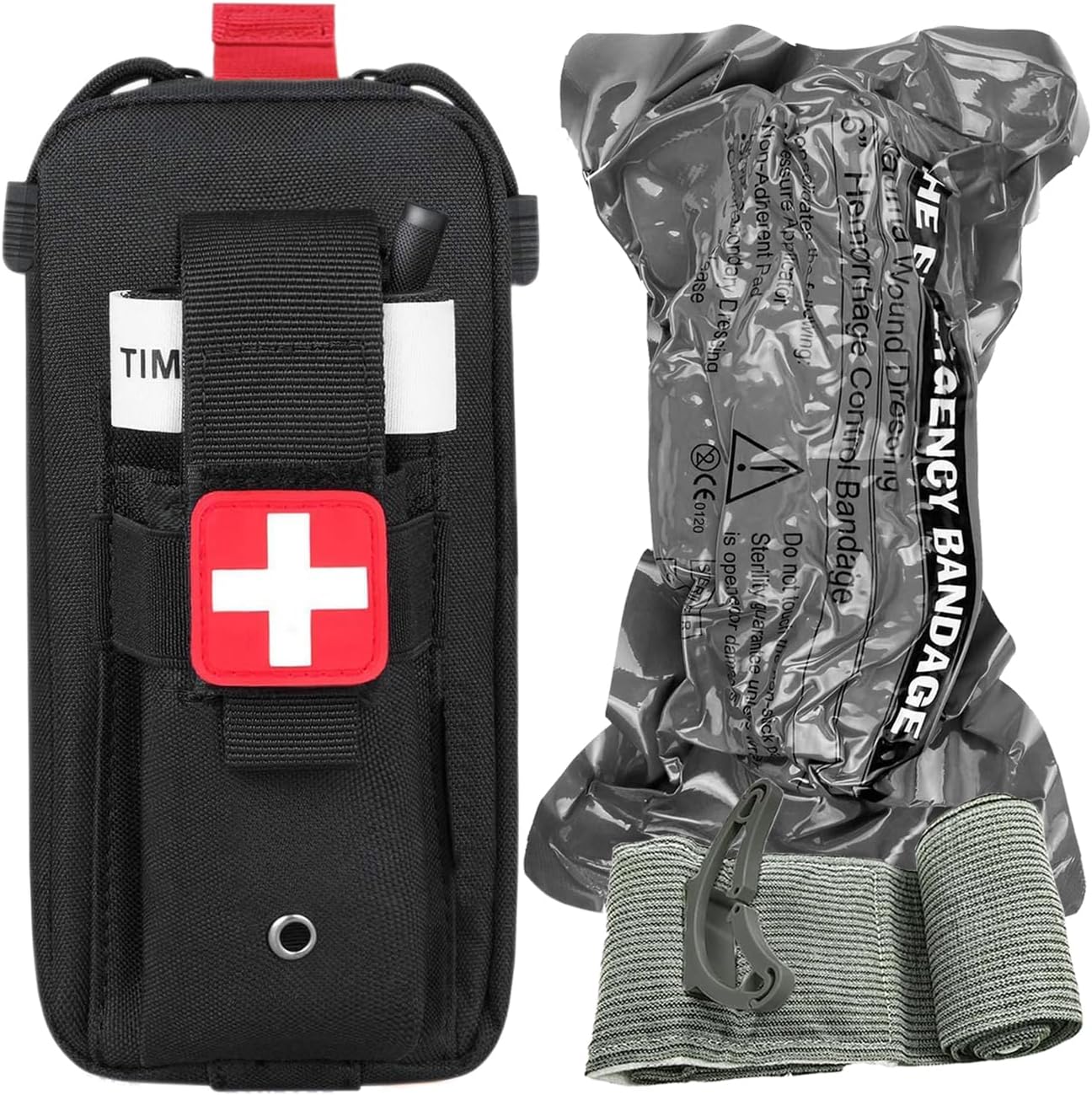 Compact Tactical First Aid Kit for Hiking & Camping