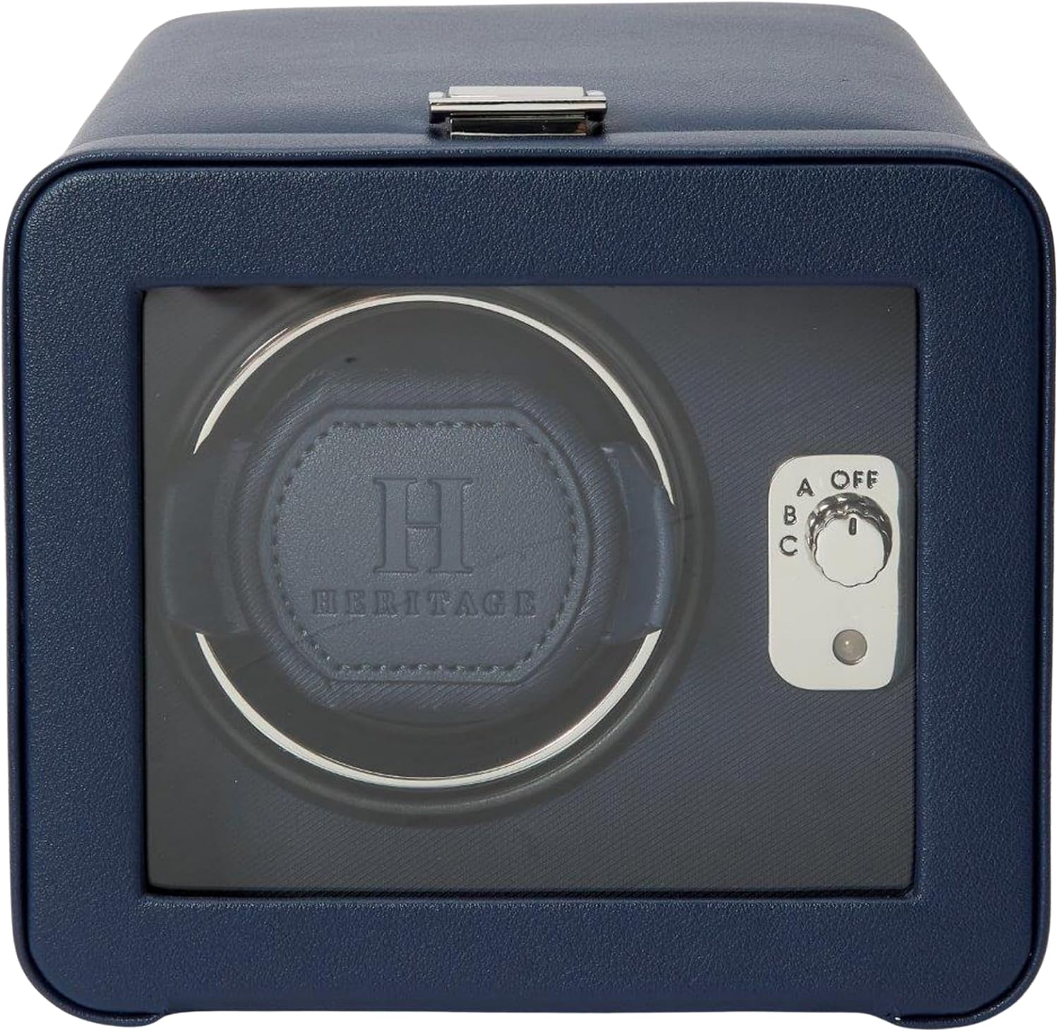 Wolf Designs Navy Single Winder - Secure Lock-in Cuff