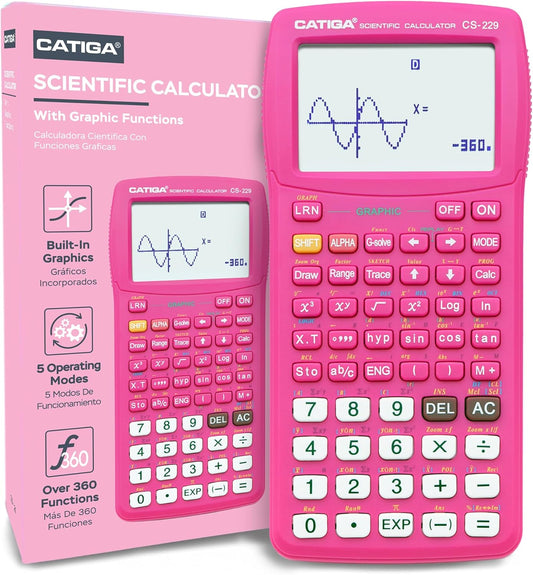 CATIGA Scientific Calculator with Graphic Functions for Students