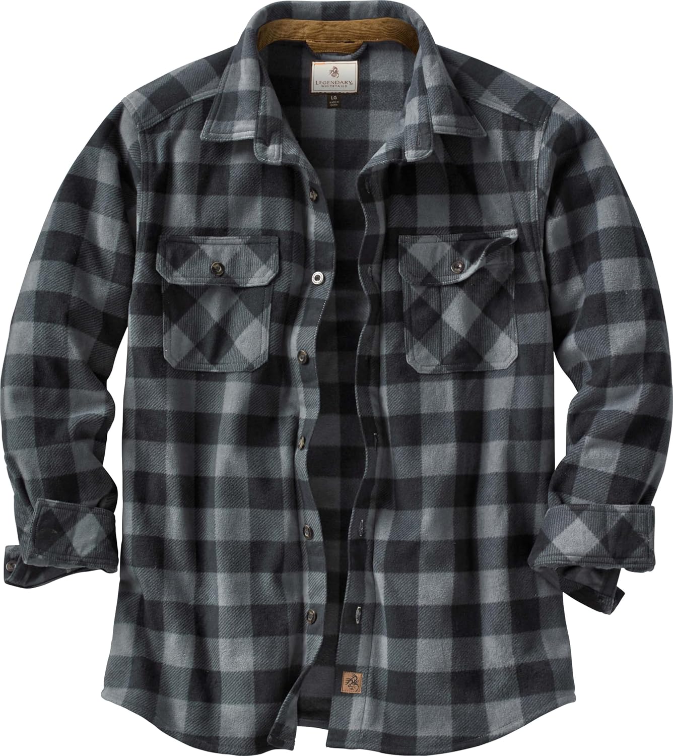Legendary Whitetails Long Sleeve Fleece Button Up Shirt Review