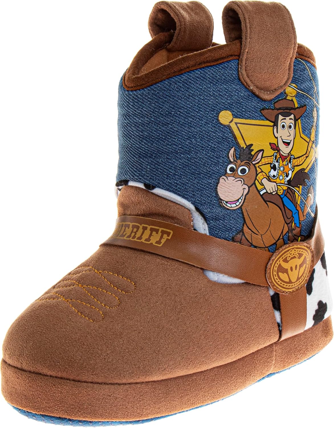 Toy Story Slippers for Boys: Buzz and Woody Fuzzy Comfort