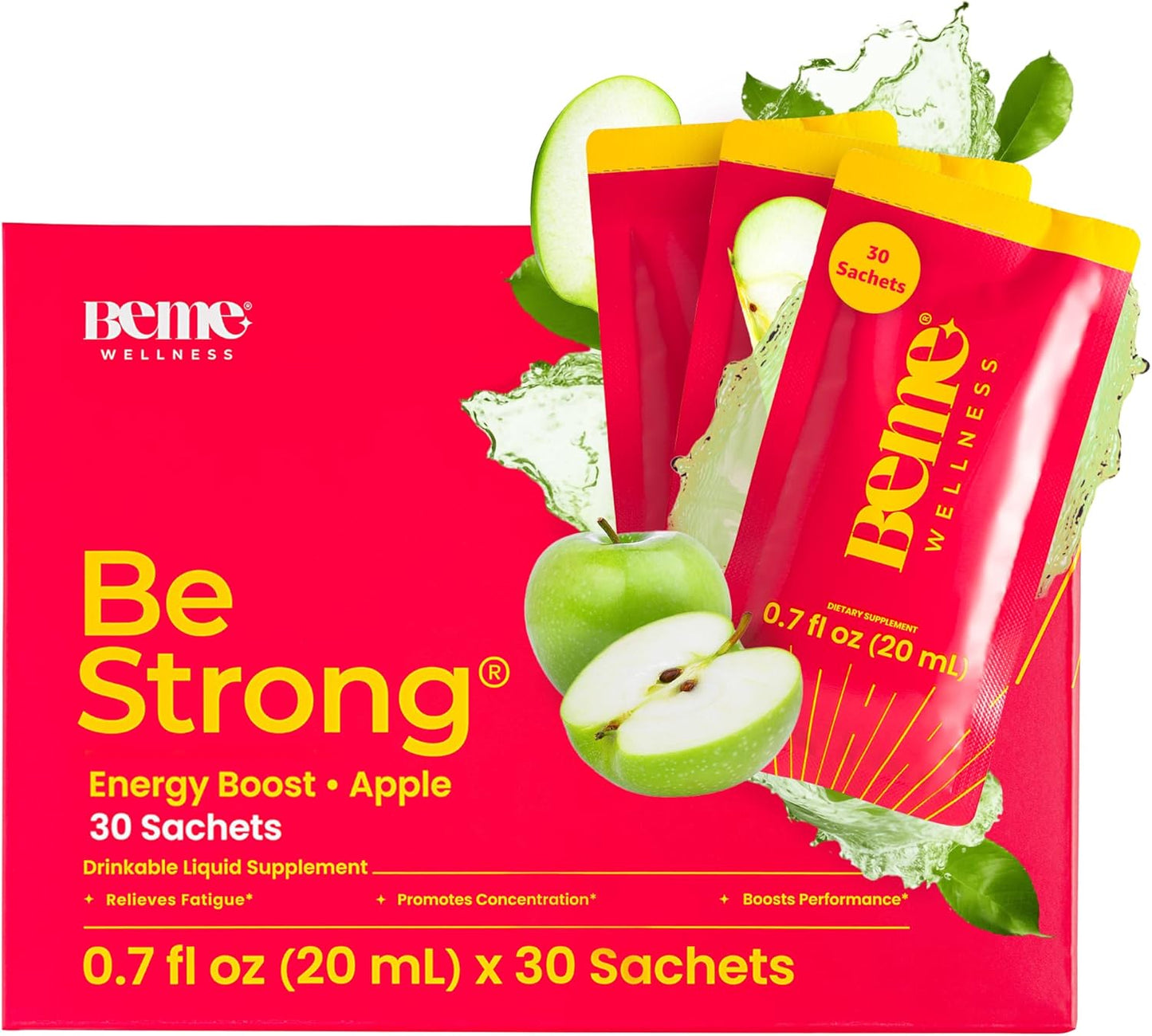 BeMe Vitamin B12 Liquid Shot for Energy Boost & Focus