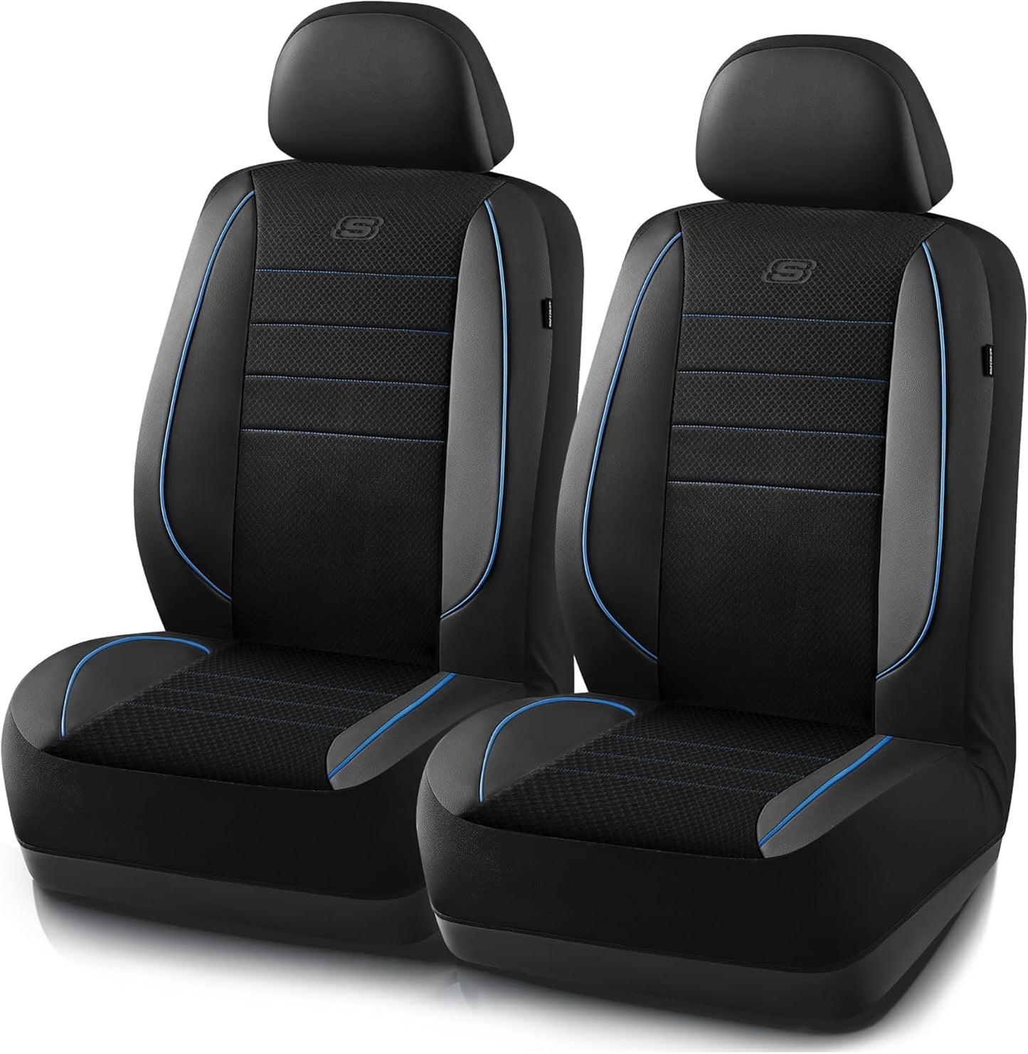 Skechers Air-Cooled Memory Foam Car Seat Covers for Comfort