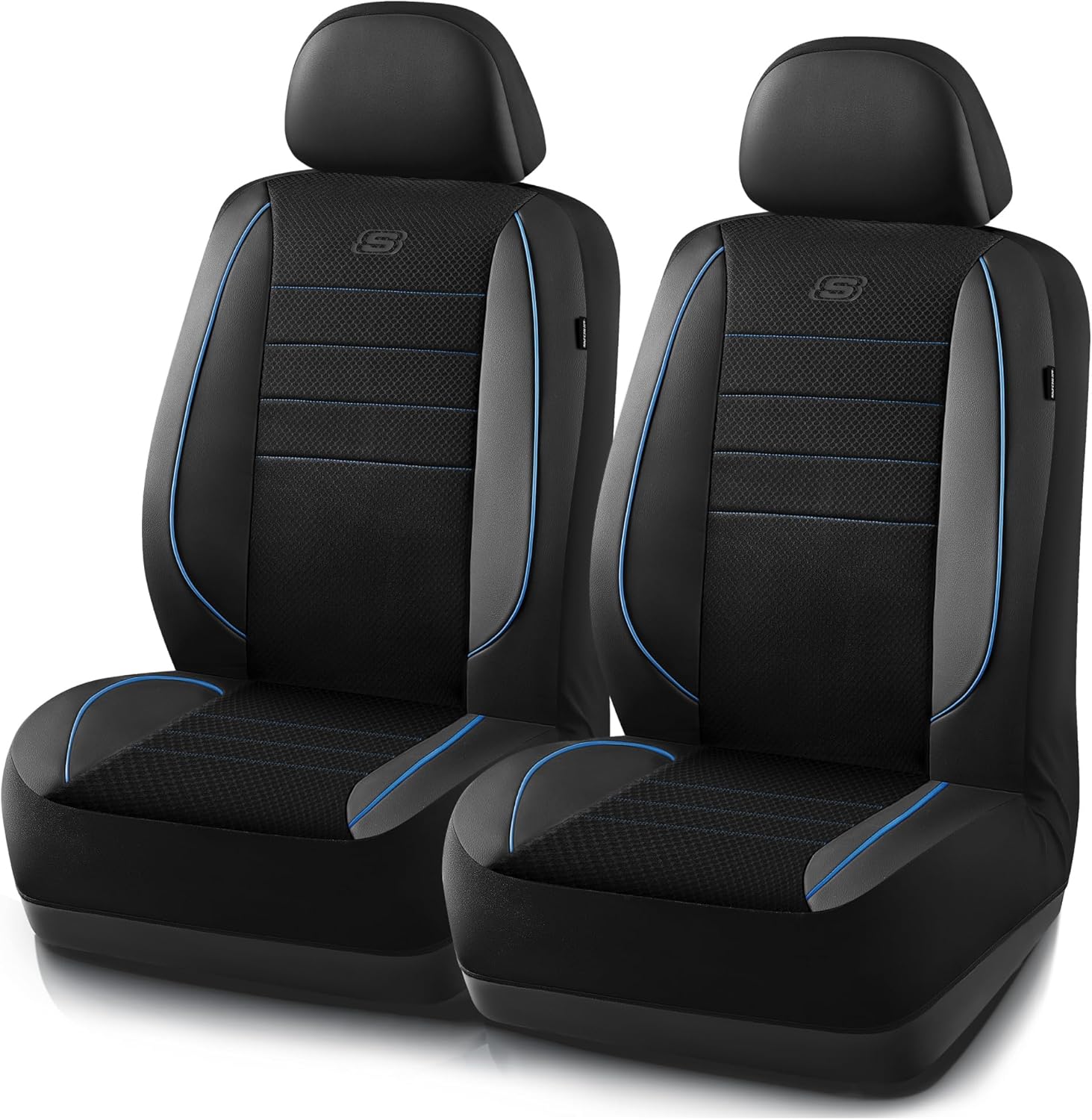 Skechers Air-Cooled Memory Foam Car Seat Covers for Comfort