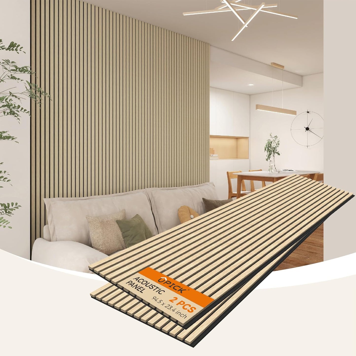 Upick MDF Acoustic Wall Panels for Sound Absorbing Decor
