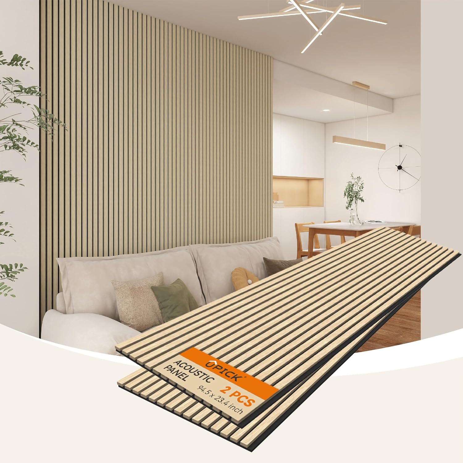 Upick MDF Acoustic Wall Panels for Sound Absorbing Decor