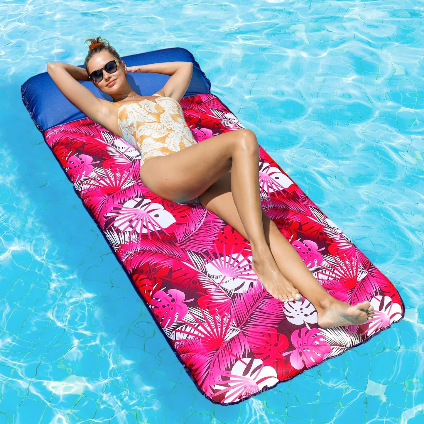 FindUWill Oversized Pool Float Lounge for Ultimate Relaxation