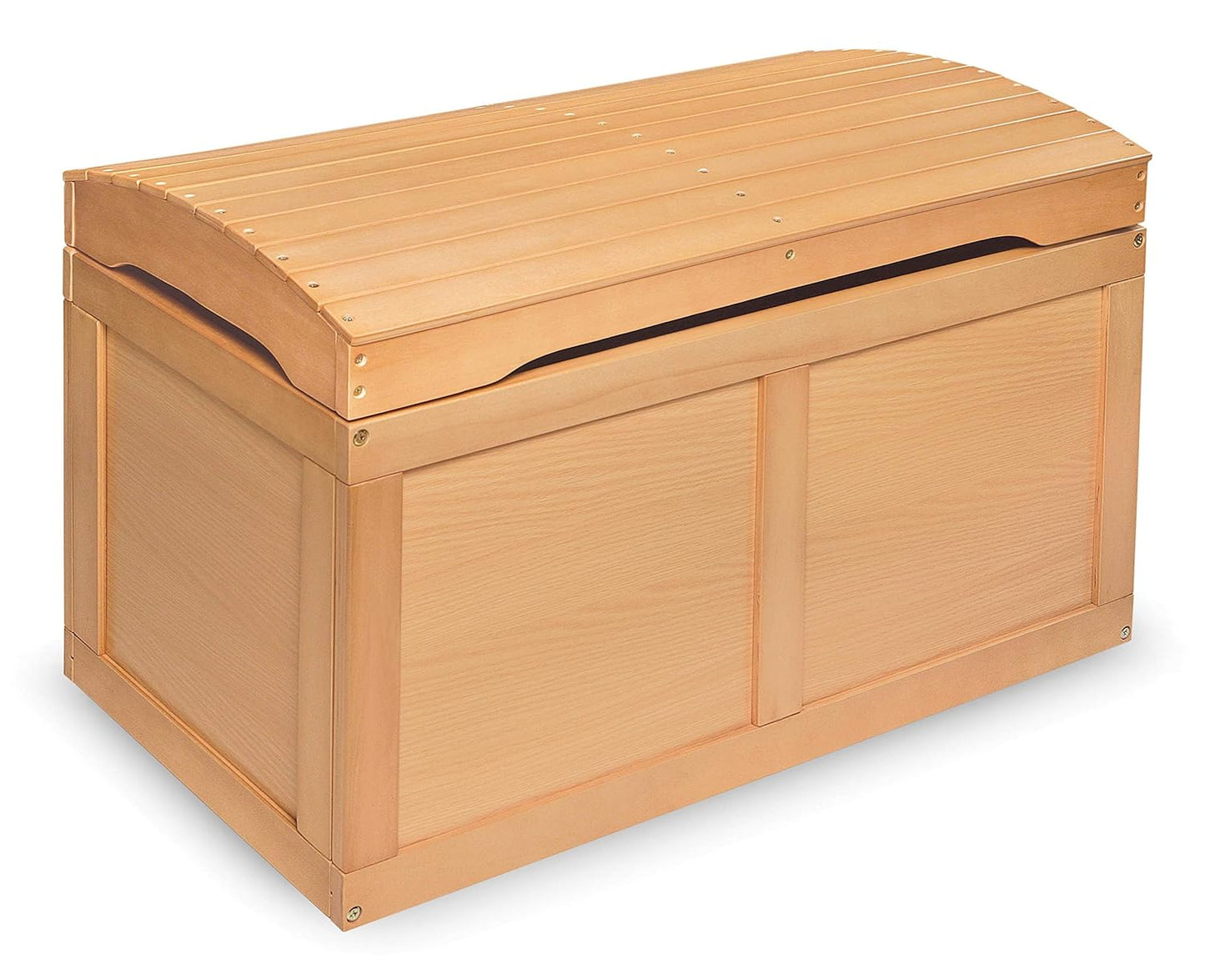Badger Basket Barrel-Top Wooden Toy Chest for Kids' Rooms