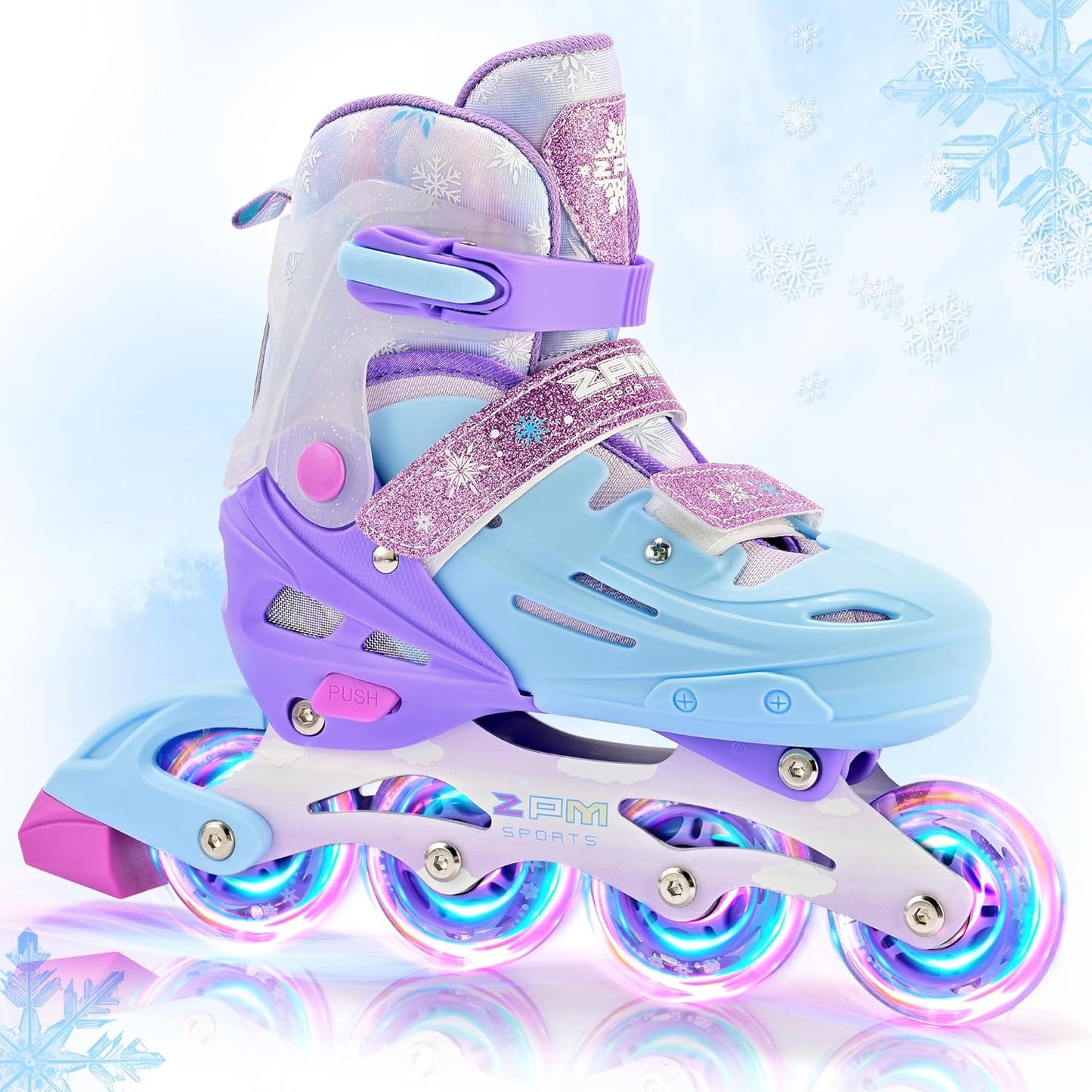 2PM SPORTS Inline Skates for Kids with Light Up Wheels