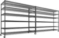 REIBII 60in W x 82.6in H Heavy Duty Wire Shelving Unit - Extra