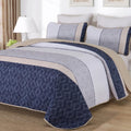 Cottolester Boho Quilt Set Queen Size 3 Pieces - Soft All-Season