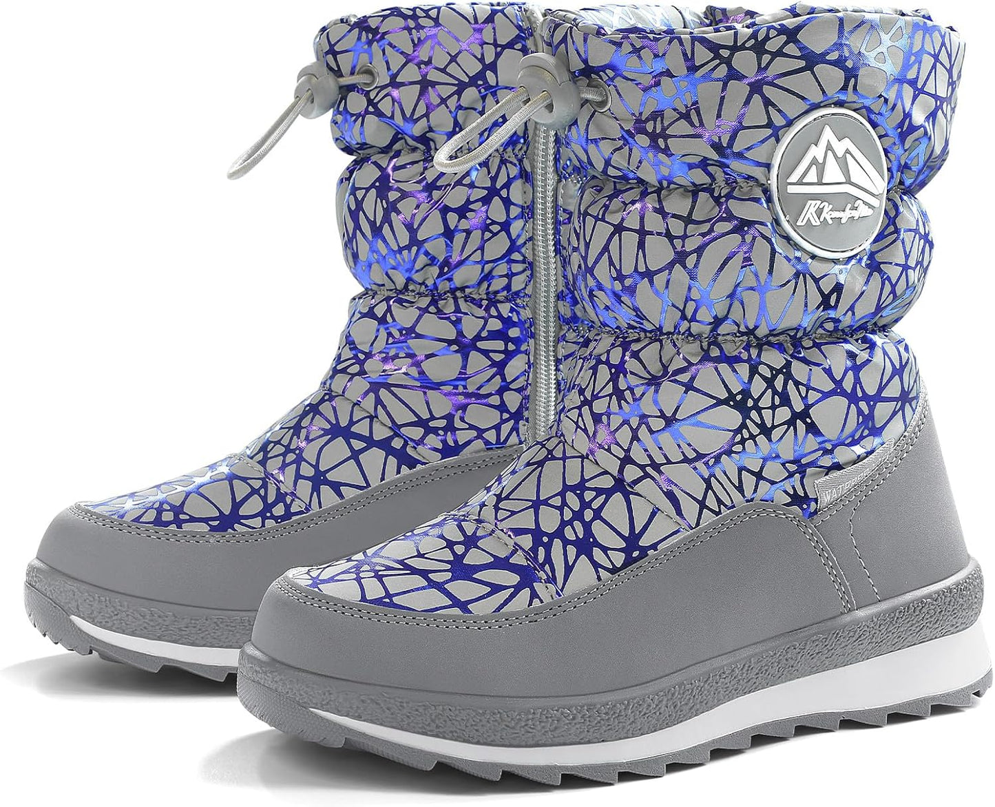 K KomForme Kids Snow Boots for Boys Girls Toddler Winter Fun