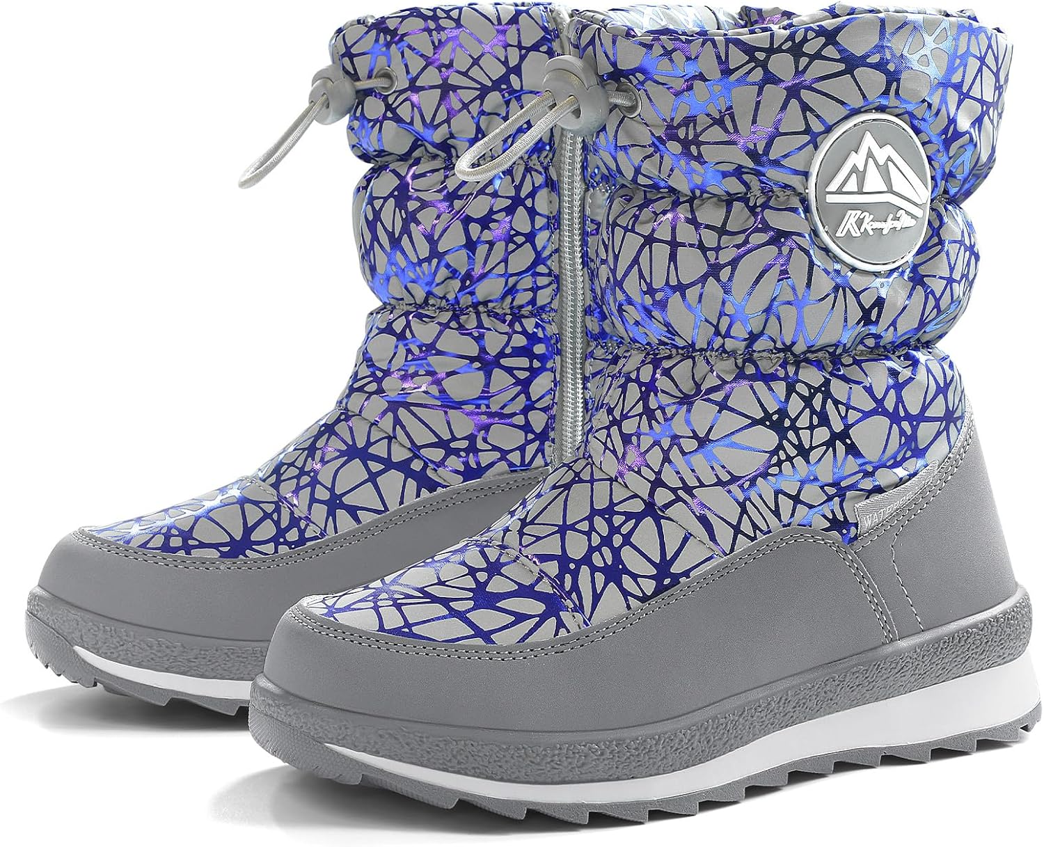 K KomForme Kids Snow Boots for Boys Girls Toddler Winter Fun