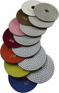 Wet 6ft 7-Step Diamond Polishing Pads Flexible Sanding Discs - Mirror