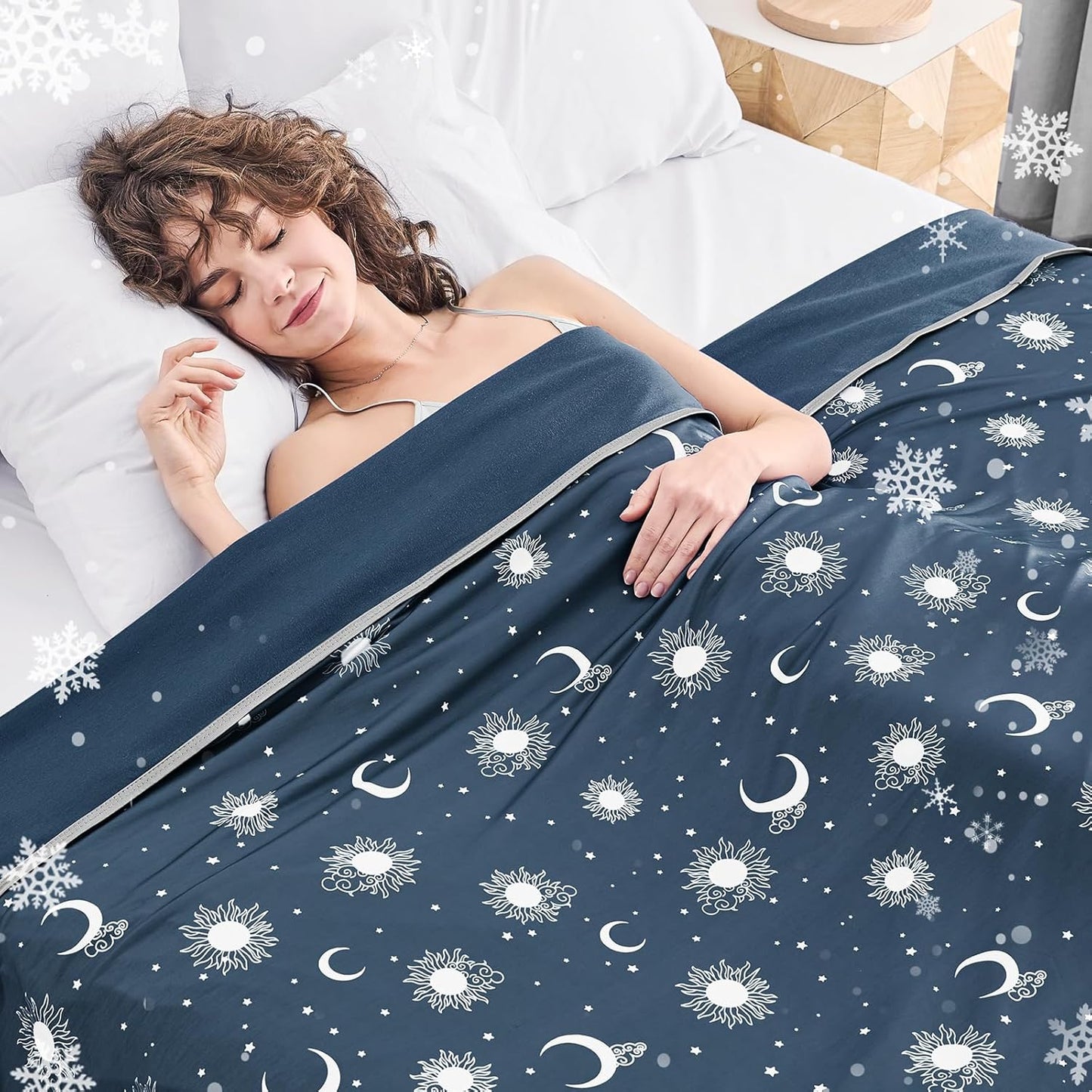 Cooling Blanket King Size for Hot Sleepers - Lightweight & Breathable