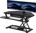 VERSADESK PowerPro 36ft Corner Motorized Standing Desk Converter