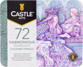 Harmonious Colored Pencil Set 72 Muted Shades - Tin Case