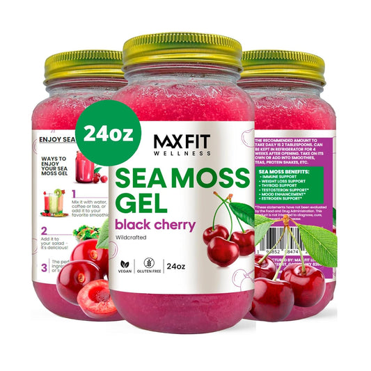 Raw Sea Moss Gel with 12 Flavors - Vegan Superfood Delight