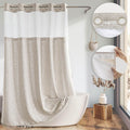 River Dream Extra Long Shower Curtain with Snap-in Liner - Boho