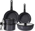 GiPP Ceramic Pots and Pans Set Non Stick 11 Piece - Space Saving