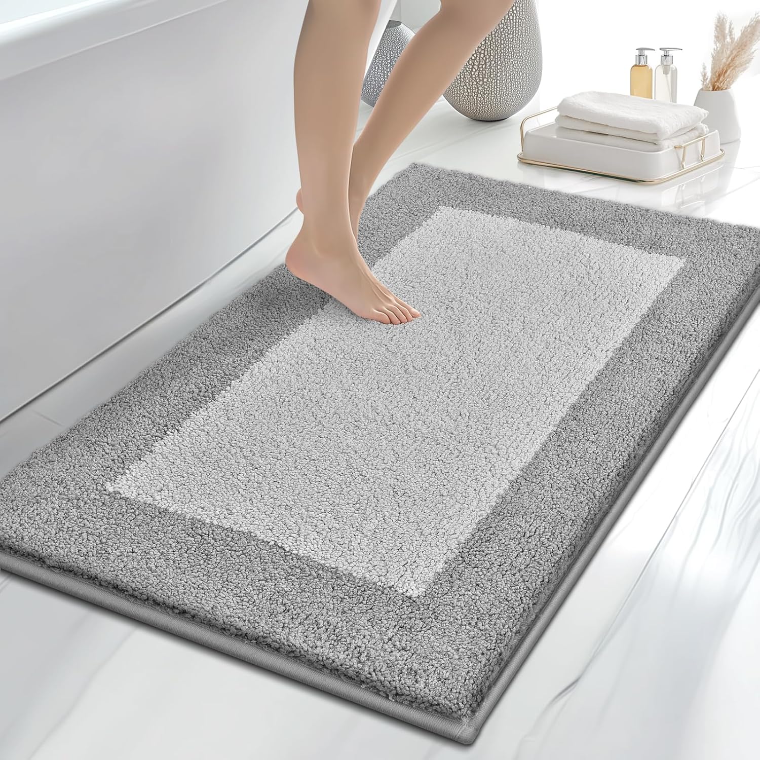 Non-Slip Extra Soft Absorbent Bath Rugs for Your Bathroom