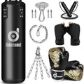 Punching Bag Set for Adults 4FT PU Heavy Bag with Gloves - Versatile