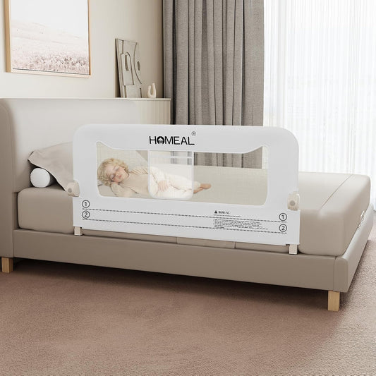 HOMEAL Bed Rail for Toddlers - Safe and Foldable Design