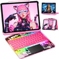 Transparent Keyboard Case for iPad Air 13in and iPad Pro 12.9in - 360