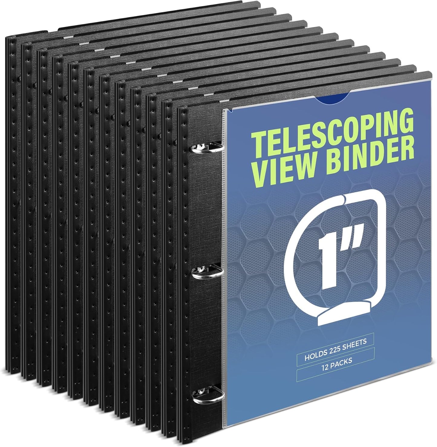 WOT I Telescoping 3 Ring Binder - Expandable & Portable Design