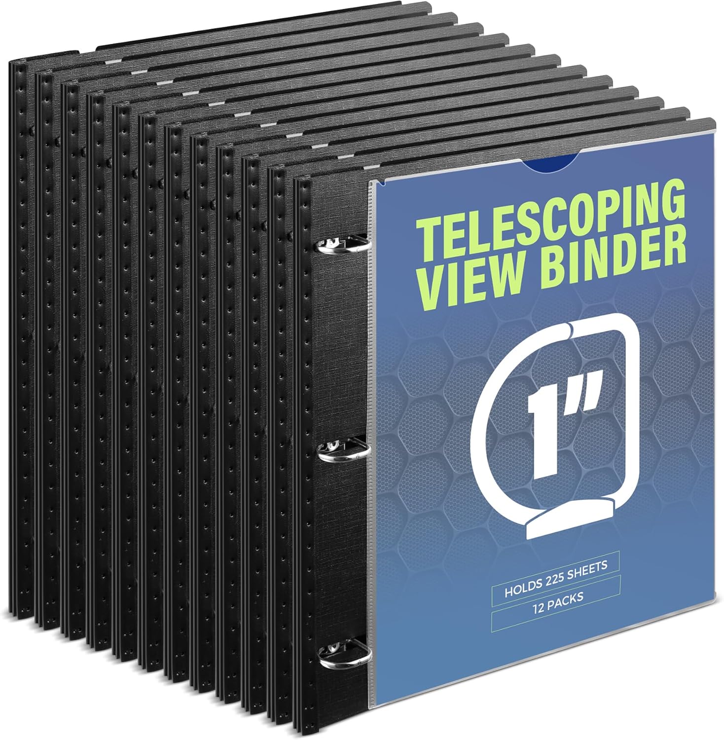 WOT I Telescoping 3 Ring Binder - Expandable & Portable Design