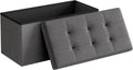 30-Inch SONGMICS MAZIE Folding Storage Ottoman for Home Organization