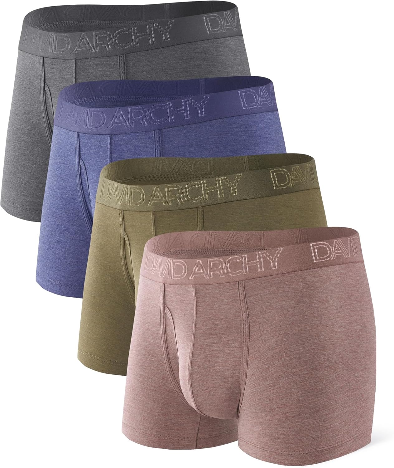 DAVID ARCHY Mens Underwear Boxer Briefs for Ultimate Comfort