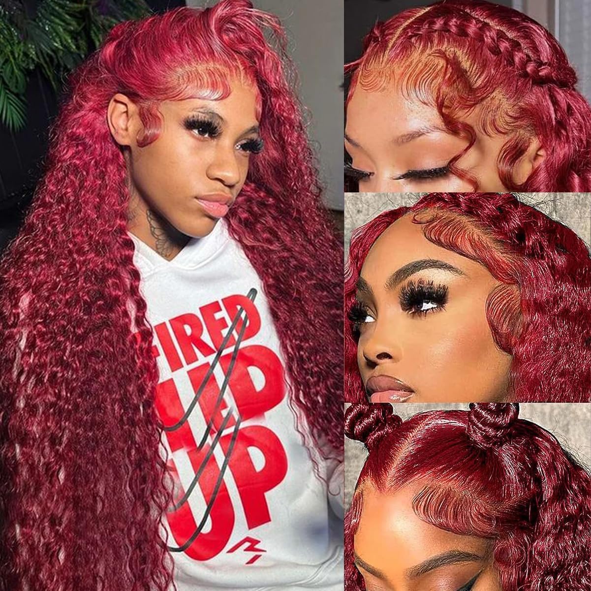 99j Burgundy Lace Front Wigs Human Hair for Stunning Looks