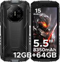 DOOGEE Fire 3 Rugged Android 15 Phone - Massive Battery Life