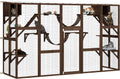 PawHut Catio Outdoor Cat Enclosure Window - Spacious Weatherproof