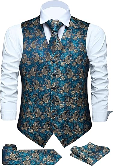 FAIMO Men's Suit Vests for Formal Wear and Tuxedos
