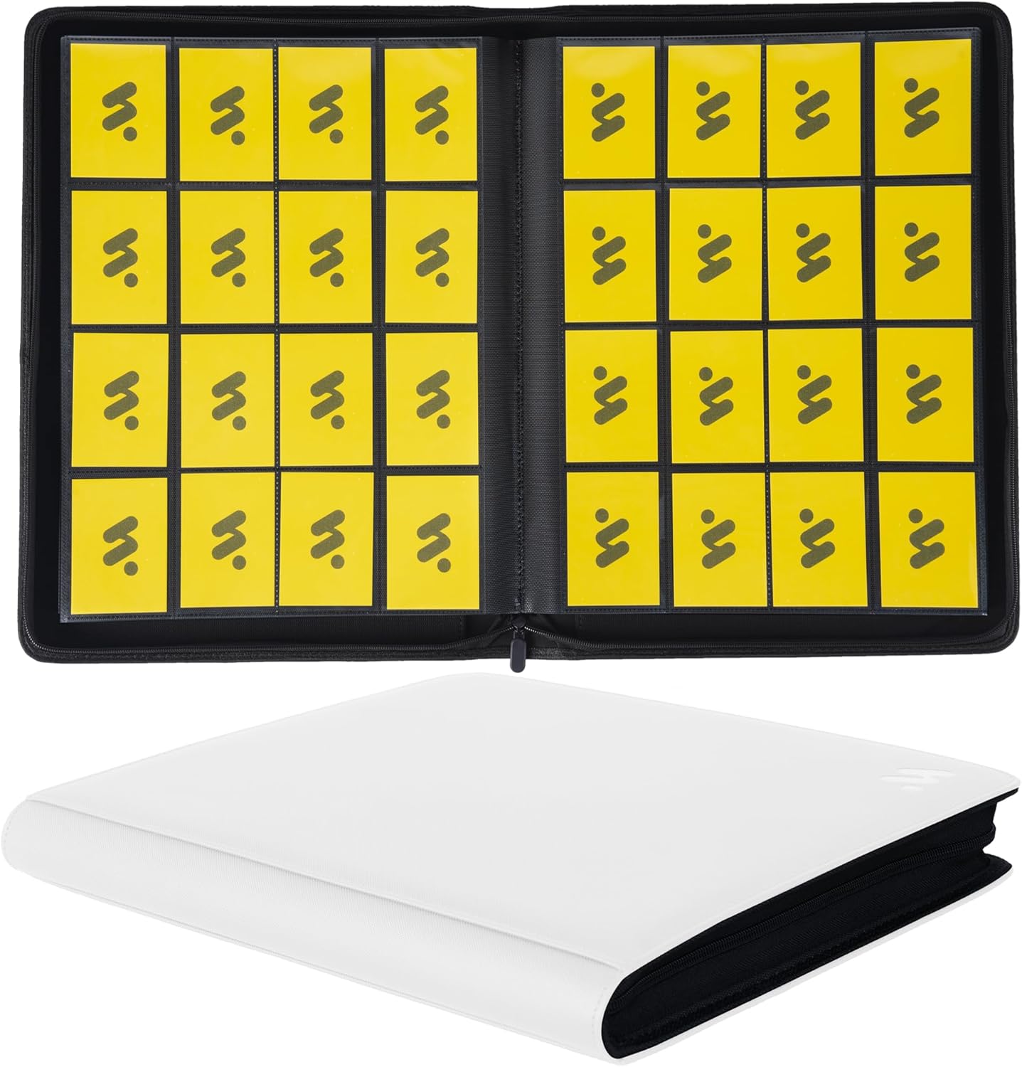 Premium 1000+ Pockets Card Binder for Trading Cards - White