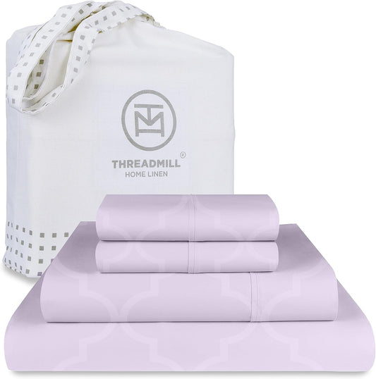 Threadmill Cotton Queen Sheet Set - Soft Breathable Bedding