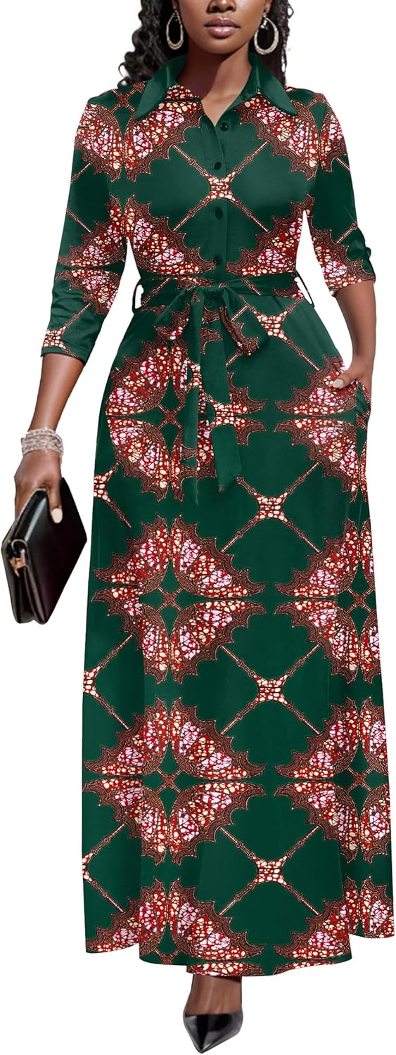 Runwind Women Church Maxi Dresses for Elegant Casual Style