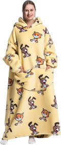 Blanket Hoodie Long Oversized Wearable Blanket - Extra Length Comfort