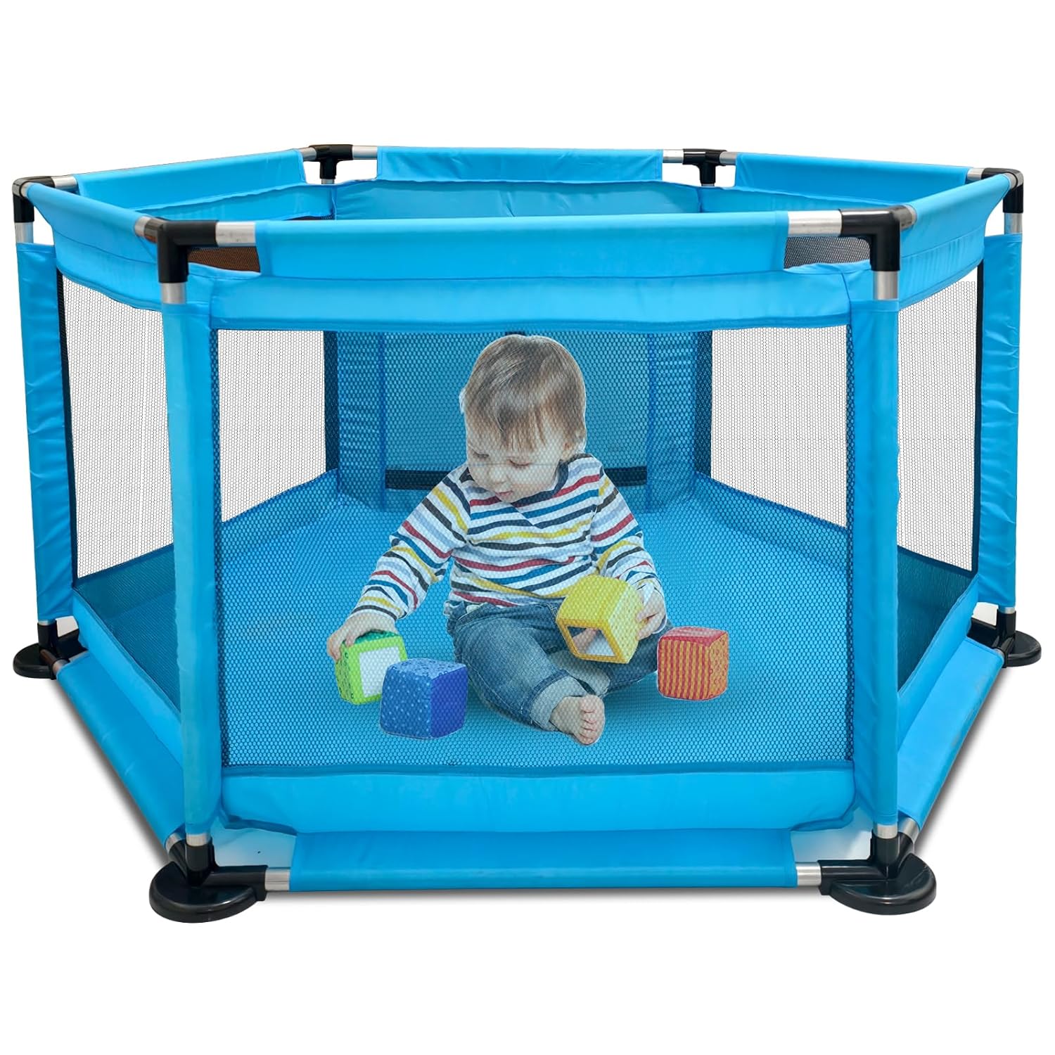 KOCINI Baby Playpen - Safe & Foldable Indoor/Outdoor Fun!