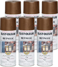 Rust-Oleum Stops Rust Metallic Spray Paint, Dark Copper - Durable