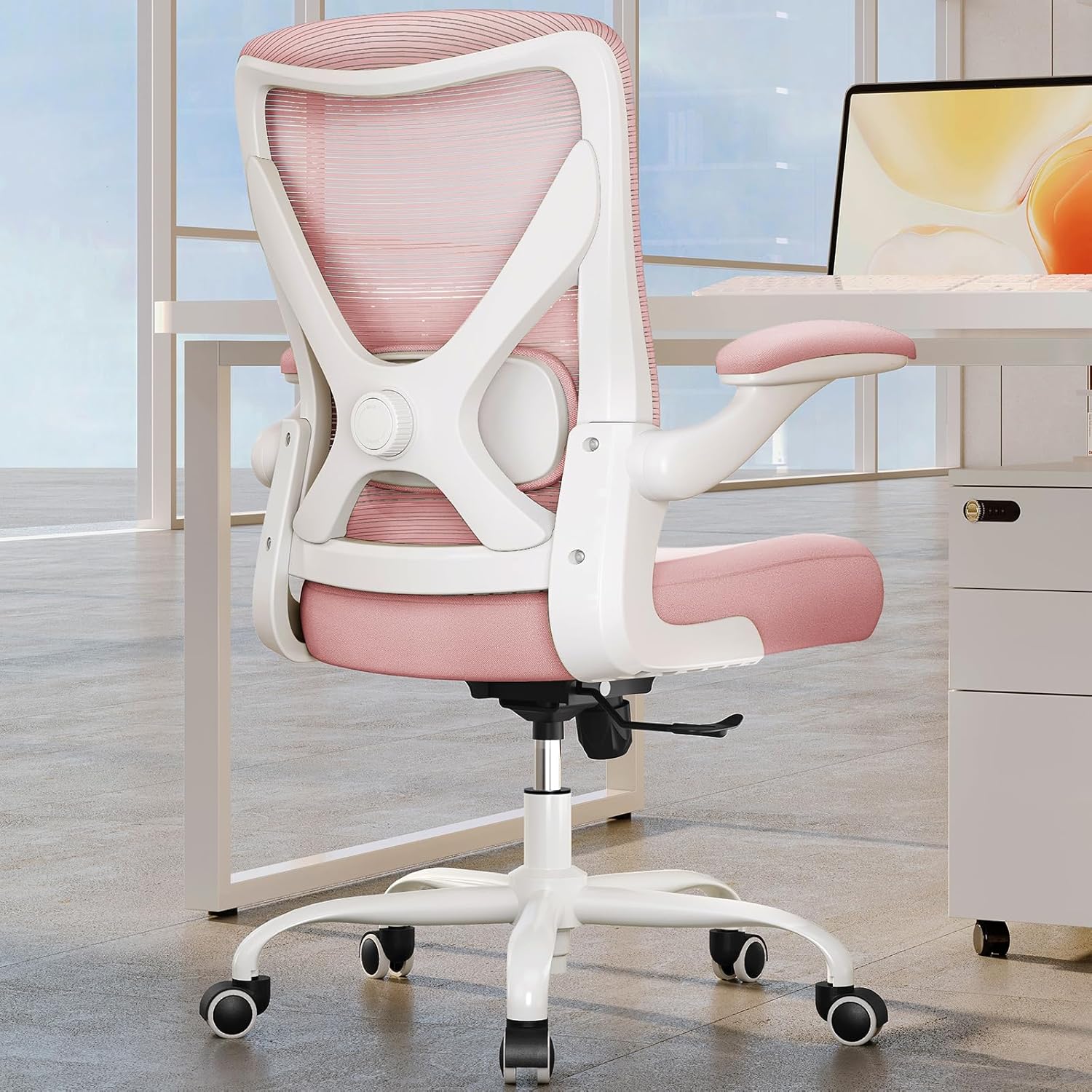 Ergonomic Office Chair with Adjustable Lumbar Support for Comfort