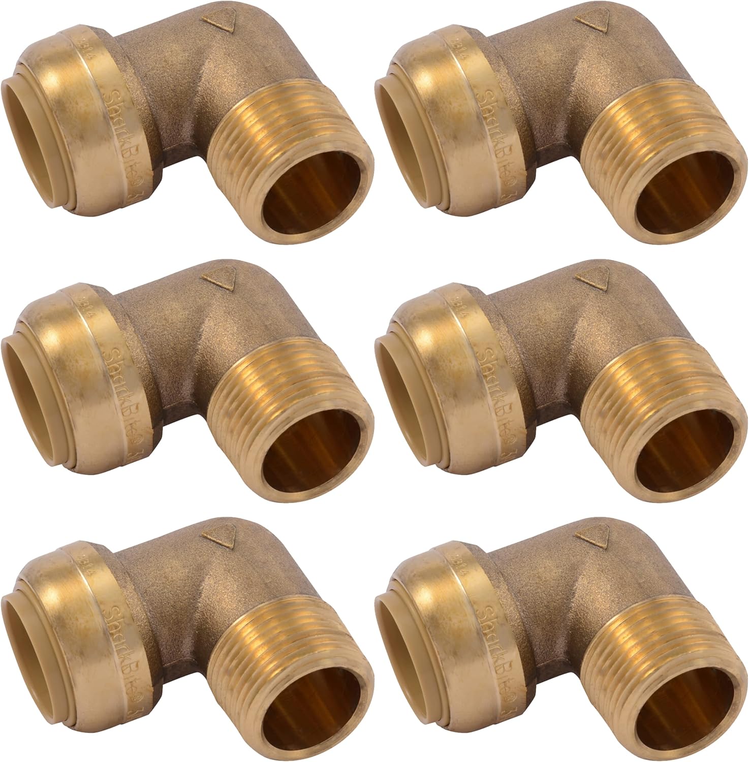 SharkBite 3/4 Inch 90 Degree Male Adapter Elbow for Plumbing