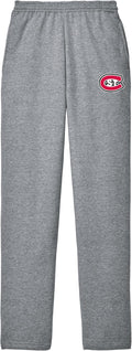 College Fleece Sweatpants Unisex - Lightweight NCAA Fan Pants
