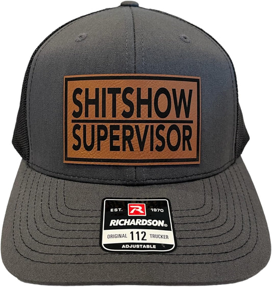 Shitshow Supervisor Hat - Bold Trucker Snapback for Fun Lovers