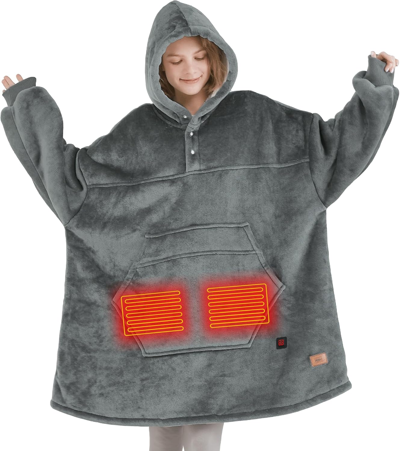 Cordless Heating Hoodie for Cozy Comfort