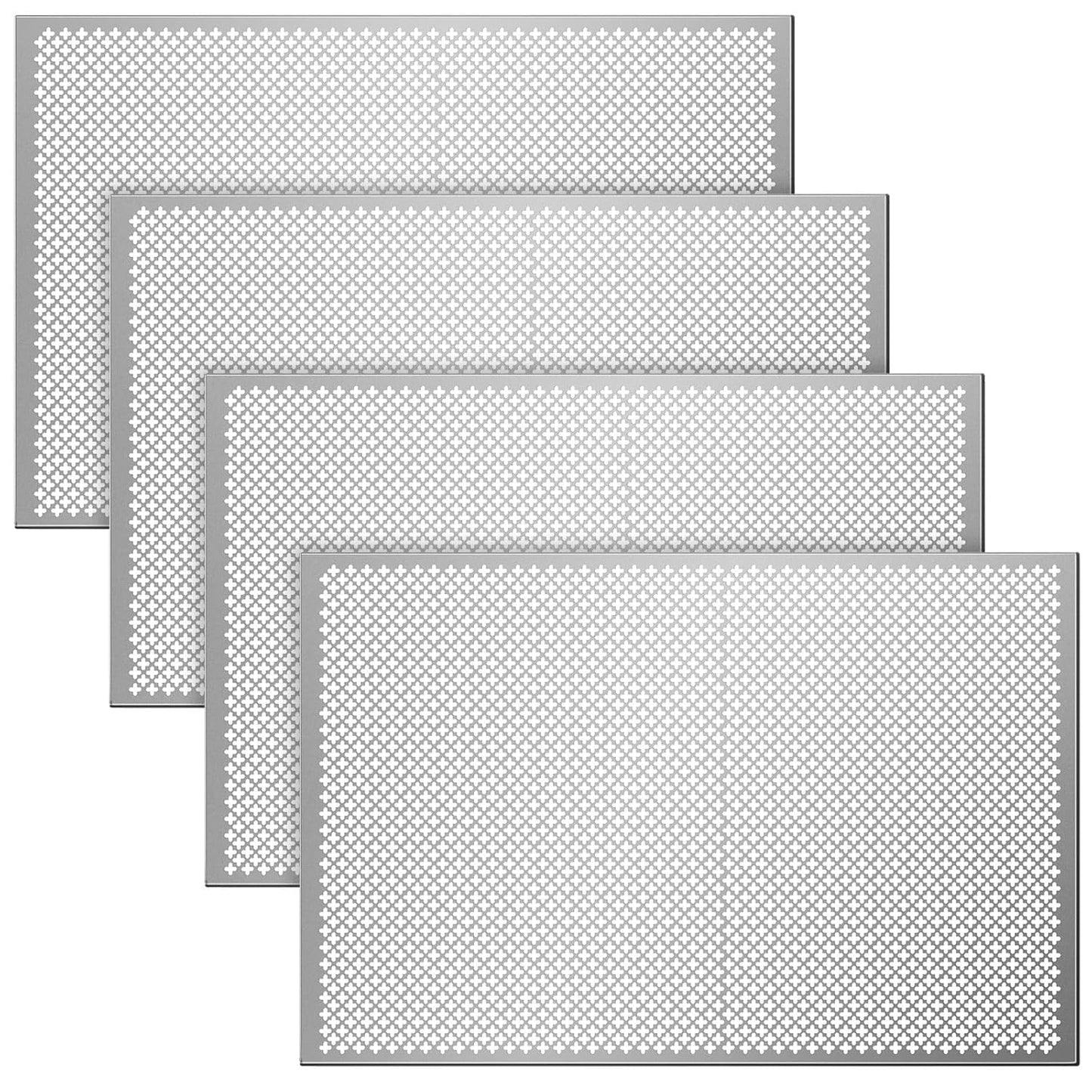 Cloverleaf Aluminum Sheet 4 Pcs for Indoor Outdoor Decor