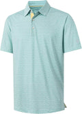 M MAELREG Men's Golf Performance Polo Shirt with Short Sleeves